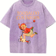 Toodaloo Cuntaroos Vintage Washed T-Shirt in Purple