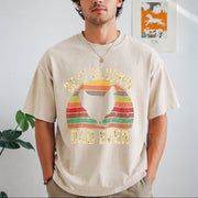 Best Cluckin Dad Ever Vintage Washed T-Shirt in Beige