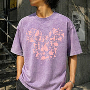 Disney Mickey Mouse Vintage Washed T-Shirt in Purple
