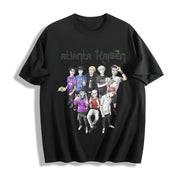 Atlanta Kaisen Jujutsu Kaisen Anime Cotton T-Shirt in Black