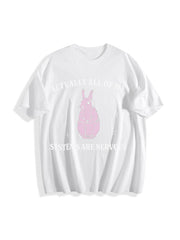 Actually All of My Systems Are Nervous Mental Health Cotton T-Shirt in White