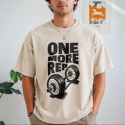 ONE MORE REP Vintage Washed T-Shirt in Beige