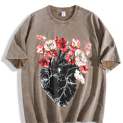 That Has Been a for the New Year with a Futuristic Vintage Washed T-Shirt in Brown