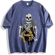 Reggie Miller VS Knicks Choke Artist Madison Square vintage washed oversized T-shirt in Blue