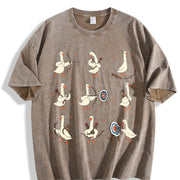 Archery Silly Goose Vintage Washed T-Shirt in Brown