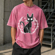 Jiji Kikis Delivery Service Vintage Washed T-Shirt in Red