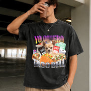 Yo Quiero Taco Bell Vintage Washed T-Shirt in Black