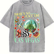 The Wonderful Wizard Vintage Washed T-Shirt in Gray