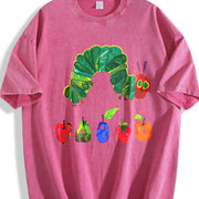 The Very Hungry Caterpillar Vintage Washed T-Shirt in Red