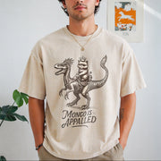 Princess Donut and Mongo Vintage Washed T-Shirt in Beige
