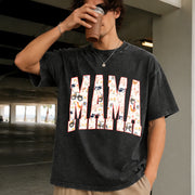 Farm Mama Country Mom Vintage Washed T-Shirt in Black