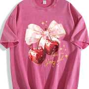 100 Percent Holiday Party Local Warehouse Valentines Day Vintage Washed T-Shirt in Red