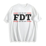 F*ck Trump Anti-trump Cotton T-Shirt in White