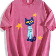 And Old Halloween/ Christmas Vintage Washed T-Shirt in Red