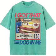 I Have a Dog in My Bones Vintage Washed T-Shirt in Blue
