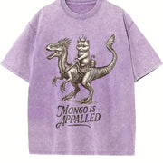 Princess Donut and Mongo Vintage Washed T-Shirt in Purple