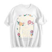 Motherhood Is Kingdom Work Cotton T-Shirt in White