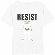 Resist Frog Free Portland Freedom Frog Cotton T-Shirt in White
