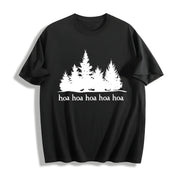 Hoa Twilight Inspired Cotton T-Shirt in Black