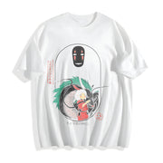 Spirited Away Ghibli Cotton T-Shirt in White