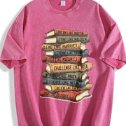 Black History Month Black Leaders African American vintage washed oversized T-shirt in Red