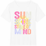 Sunshine State of Mind Cotton T-Shirt in White