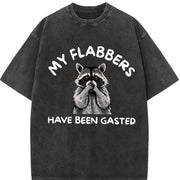 My Flabbers Have Been Gasted Vintage Washed T-Shirt in Black