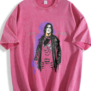 WWE Sting Iconic Wrestling Classic Fan vintage washed oversized T-shirt in Red