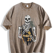 Reggie Miller VS Knicks Choke Artist Madison Square vintage washed oversized T-shirt in Brown