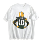 Roll with the Packers Cotton T-Shirt in White