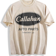 Callahan Auto Humor Saying Sarcasm Classic Movie Novelty Vintage Washed T-Shirt in Beige