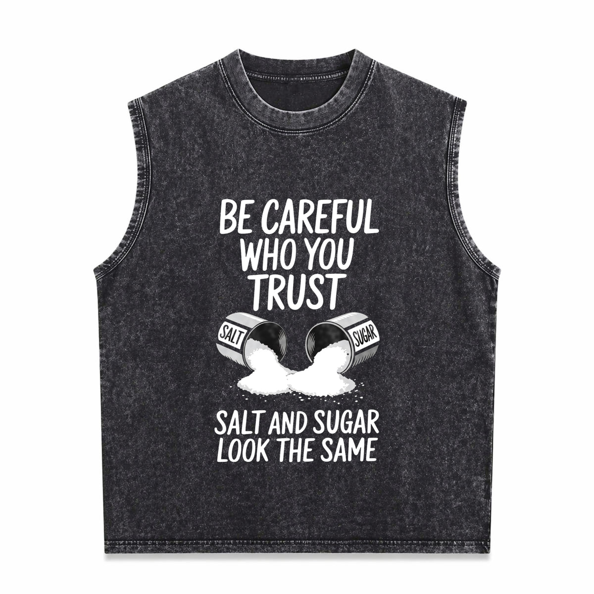 Outdoor Fitness with Salt Vintage Washed Tank Top in Black