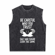 Outdoor Fitness with Salt Vintage Washed Tank Top in Black