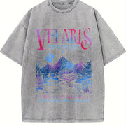 Velaris City Of Starlight Acotar The Night Court vintage washed oversized T-shirt in Gray