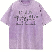 I Might Vintage Washed T-Shirt in Purple