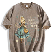 I Am Under No Obligation Vintage Washed T-Shirt in Brown