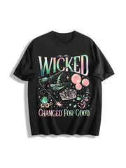 Wicked Change for Good Cotton T-Shirt in Black