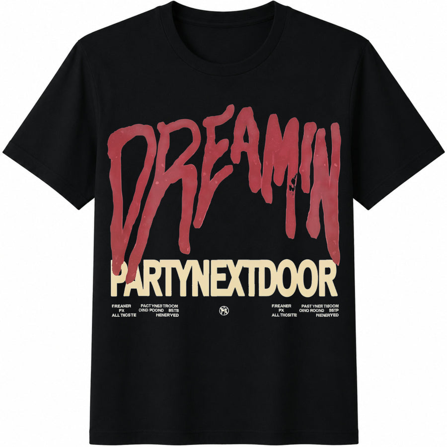 PartyNextDoor Dreamin Cotton T-Shirt in Black
