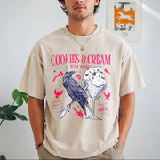 Butcher Blackbird Dark Romance Vintage Washed T-Shirt in Beige