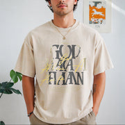 God Has a Plan Vintage Washed T-Shirt in Beige