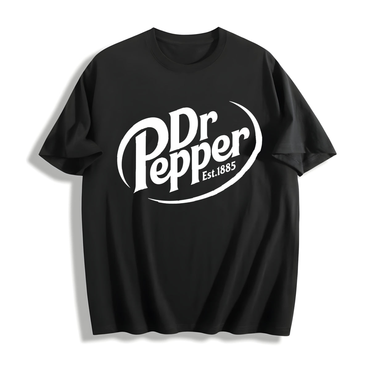 Dr Pepper Dr Pepper Lover Cotton T-Shirt in Black