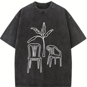 DTMF Residence Tour Vintage Washed T-Shirt in Black