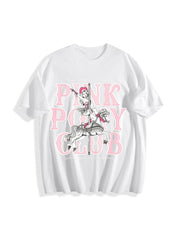 Chappell Roan Pink Pony Club Cotton T-Shirt in White