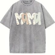 Camo Malard Duck Mama Vintage Washed T-Shirt in Gray