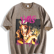 Live Through This Vintage Washed T-Shirt in Brown