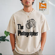 The Photographer Vintage Washed T-Shirt in Beige