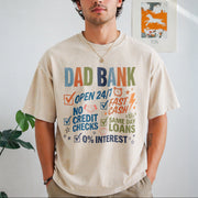The Dad Bank Accountant Daddy Vintage Washed T-Shirt in Beige
