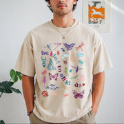 Be Kind to All Kinds Vintage Washed T-Shirt in Beige