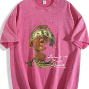 Luxury in Every Breath Vintage Washed T-Shirt in Red