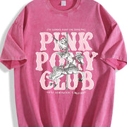 Chappell Roan Pink Pony Club Vintage Washed T-Shirt in Red